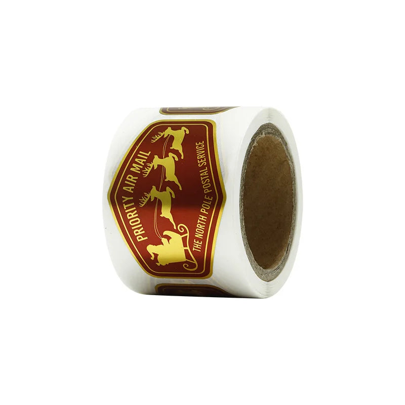 120 Stück Geschenkverschlussaufkleber Weihnachtsdesign Selbstklebend PP Weihnachtsmann Post Festliche Party Geschäftsdekorationsetiketten