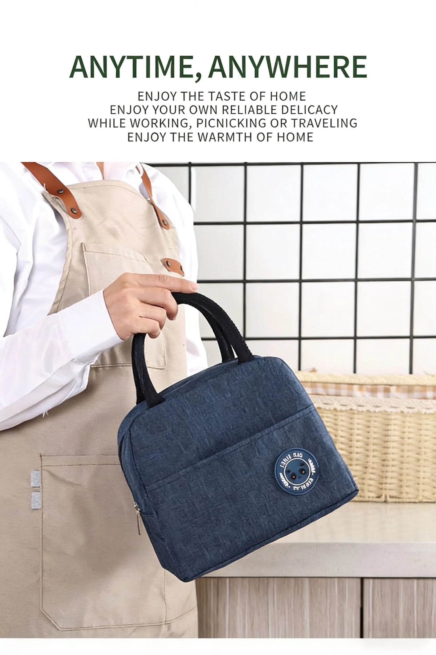Insulated Lunch Bag Insulation Bento Pack Aluminum Foil Rice Bag Meal Pack Ice Pack Student Bento Lunch Handbag Insulation