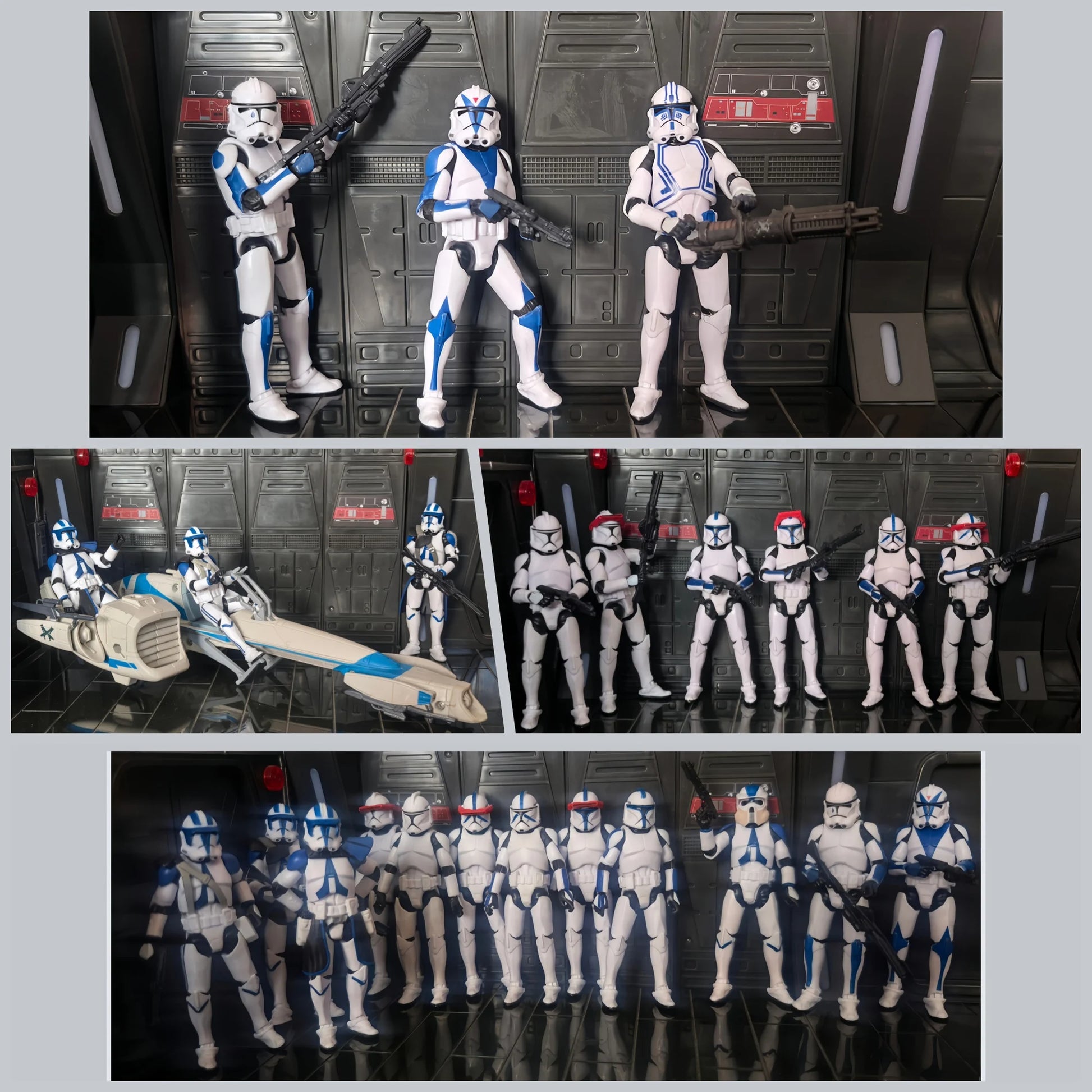 Star Wars 3.75 Inch Trooper 1/18 501st Legion Action Figure Hardcase REX Anakin Dogma Tup Toys Model Loose - Shoppiline