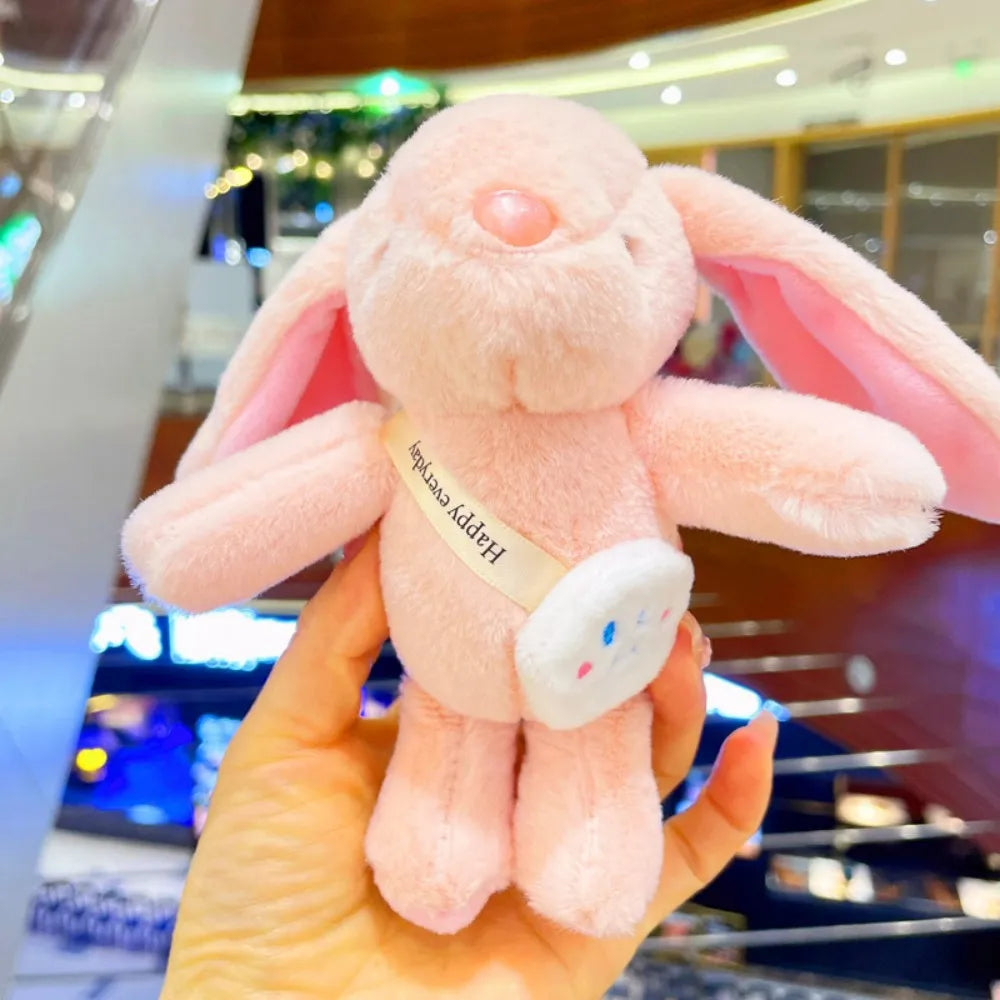 15cm Women's Rabbit Fur Keychain Bag Car Pendant Jewelry Decoration Fashionable Accessory for Bags And Gifts