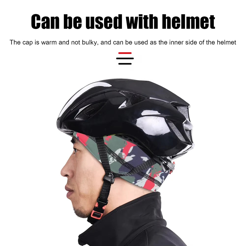 Cooling Skull Cap Helmet Lining Breathable Sweat Wicking Cycling Sports Running Hat Comfortable Outdoor Hiking Cap Quick Dry Cap
