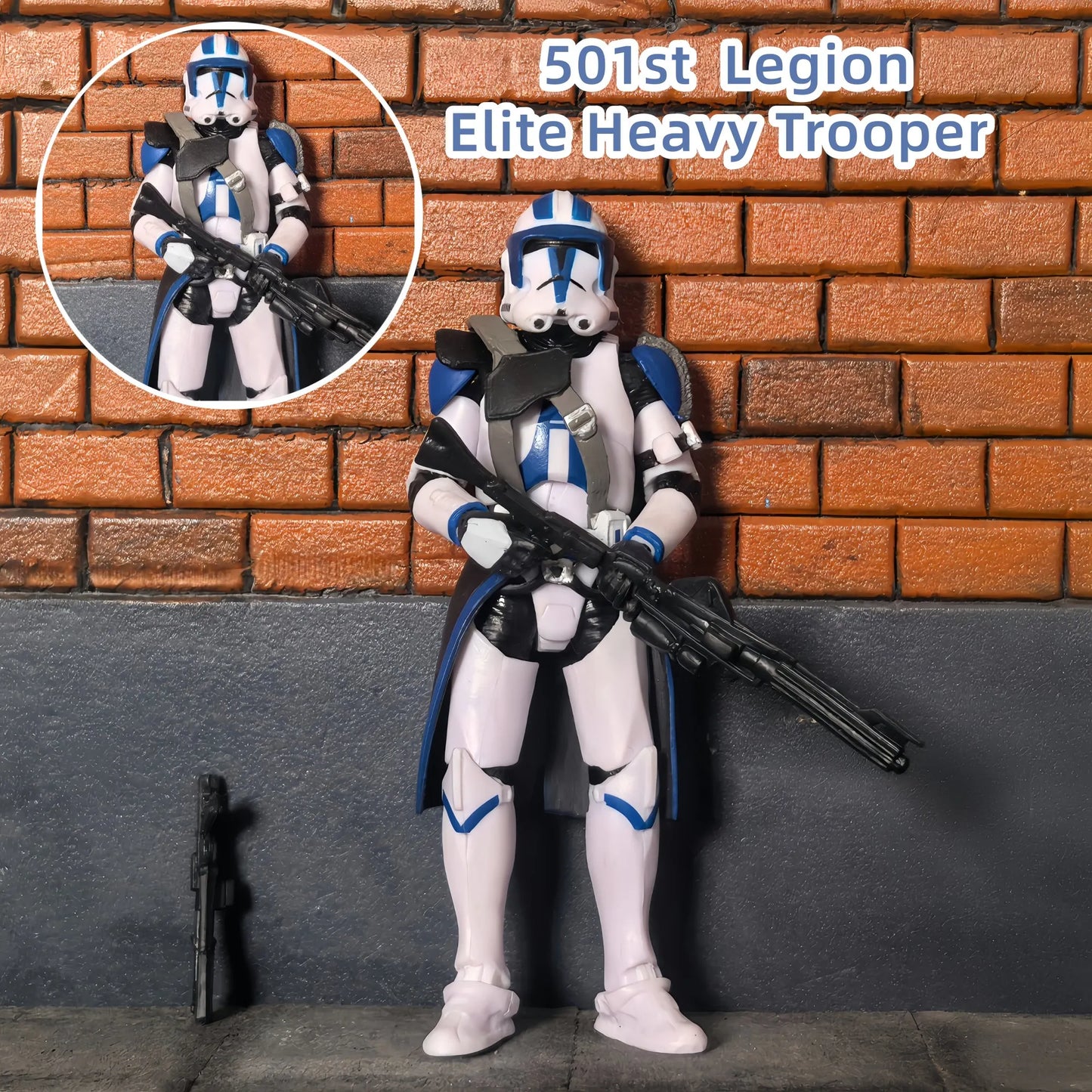 Star Wars 3.75 Inch Trooper 1/18 501st Legion Action Figure Hardcase REX Anakin Dogma Tup Toys Model Loose - Shoppiline
