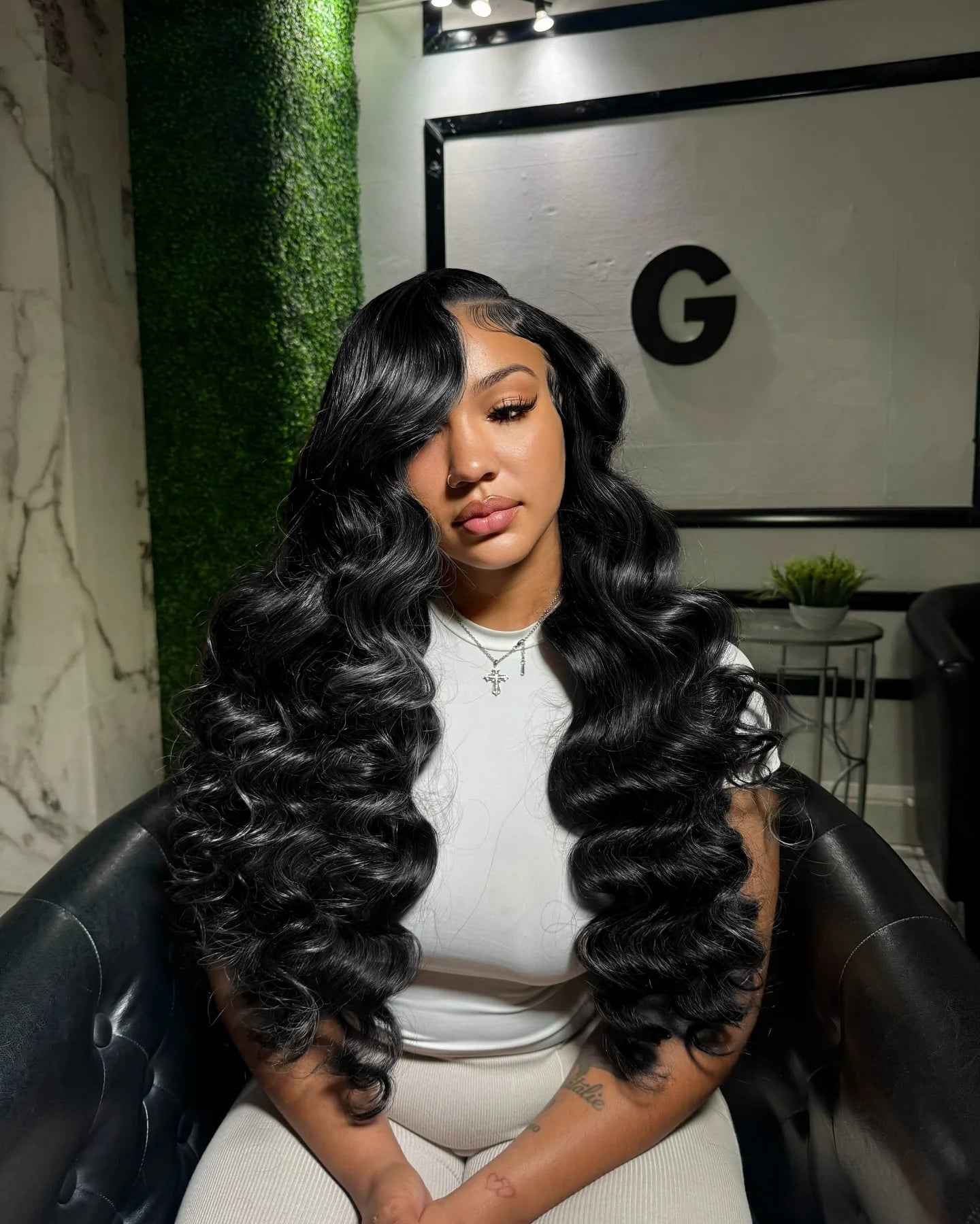High Density Loose Deep Wave Lace Frontal Wig 30 40 Inch Lace Front Brazilian Curly Wigs 13x6 Hd Lace Frontal Black Human Hair