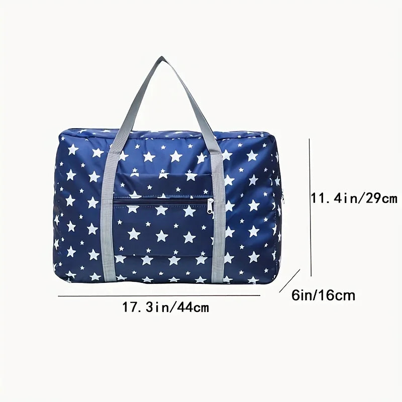 Tragbare und leichte Reisetasche, Sport- und Fitnesstasche mit großem Fassungsvermögen, faltbare Handgepäcktasche