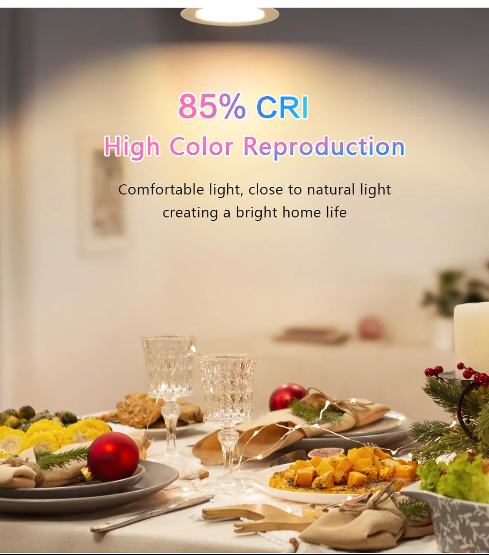 Spotlights LED Ceiling Downlight AC 220V 18W 15W 12W 9W 7W Recessed Round Lamp Spot LED Dowm Light Hidden Indoor Lighting Panel
