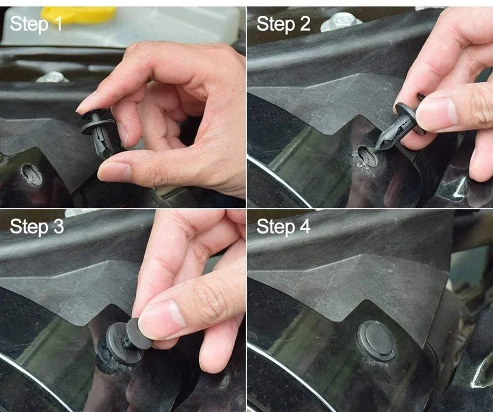 Auto Fastener Clip Mixed Car Body Push Retainer Pin Rivet Bumper Door Trim Panel Fastener Kit Car Clips Box or Bag packaging