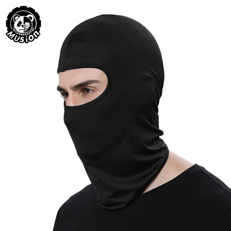 Musion Motorrad Sturmhaube Sonnenschutz Vollgesichtsmaske Atmungsaktives Mesh Airsoft Maske Sturmhaube Fahrrad Radfahren Kopfbedeckung Unde