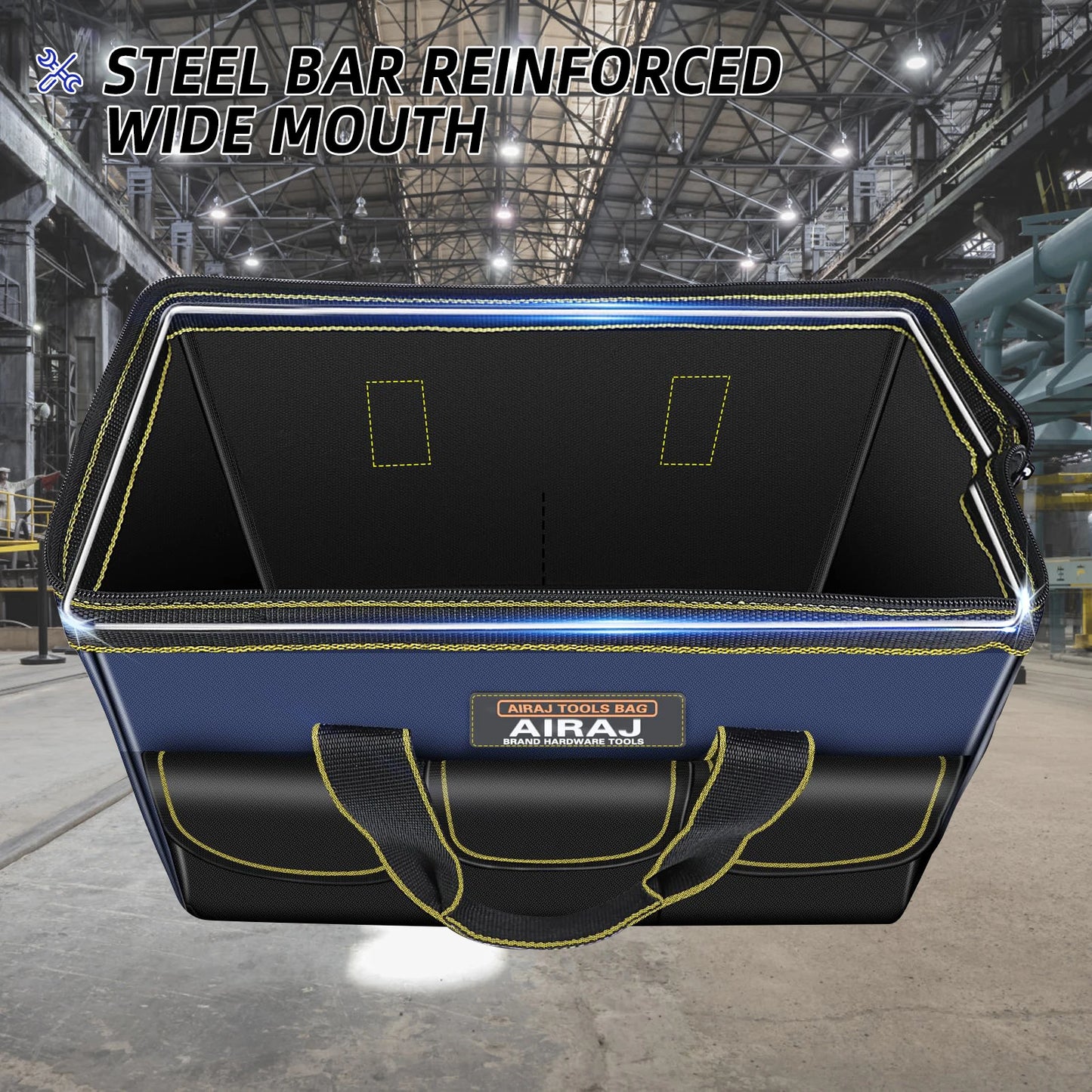 AIRAJ Multifunctional Tool Bags 1680D Oxford Cloth Electrician Bags Waterproof and Wear-Resistant High Capacity Storage Bags - Shoppiline