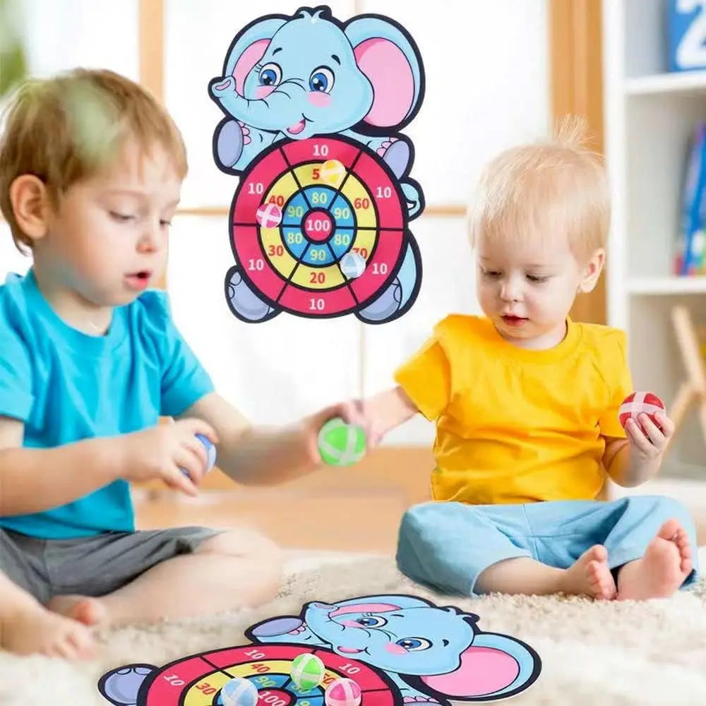 Sticky Ball Dart Board Target Sports Game Toys for Children 3 to 8 Years Old Outdoor Toy Kids Educational Board Games