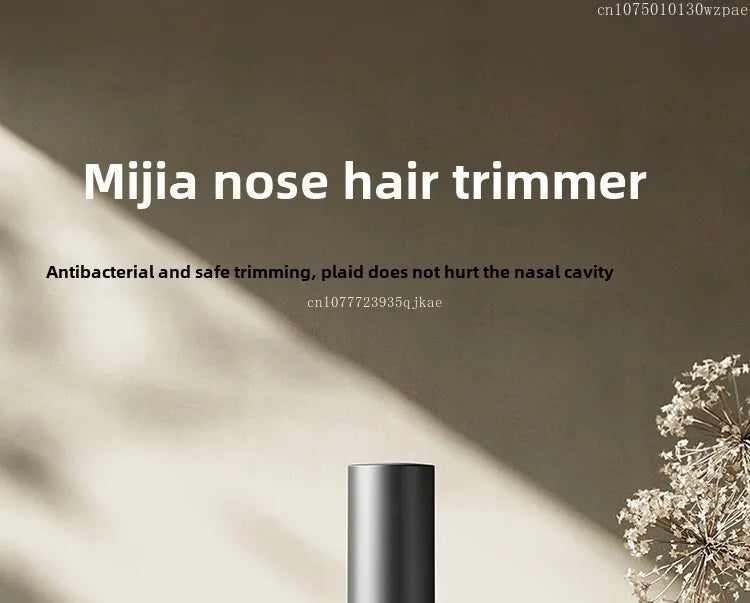 Mijia USB Rechargeable Nose Trimmer for Men Women Painless Compact Ear Nose Hair Eyebrow Trimmer Clipper for Pocket