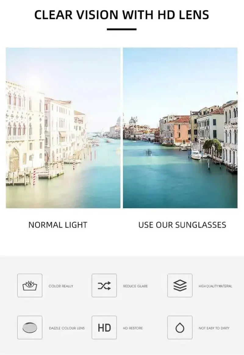 Frameless Sunglasses Y2K Gradient Fashion Korean Hip Pop Anti Ultraviolet Elegant Luxury Outdoor Travel Eyewear Women Unisex