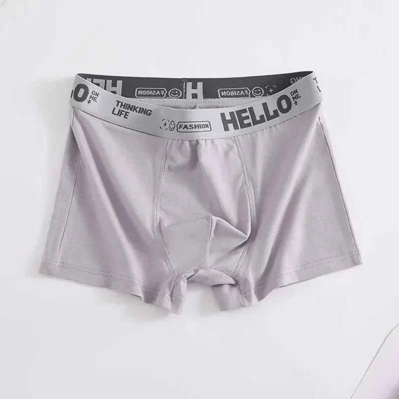 Men's Boxer Briefs Soft Comfortable Breathable Lightweight Daily Wear Male Underpants