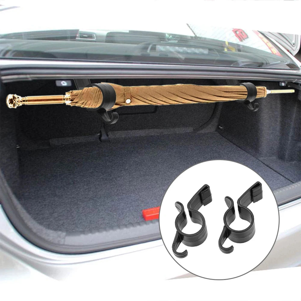 1/2pcs/set Car Trunk Umbrella Holder Organizer Clip for Car