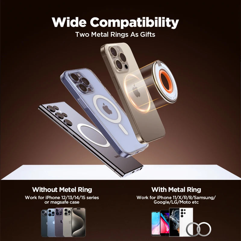 Joyroom Ring Phone Holder Colorful Magnetic Kickstand Silicone Ring Magnetic Phone Grip Holder Stand For iPhone Samsung Huawei - Shoppiline