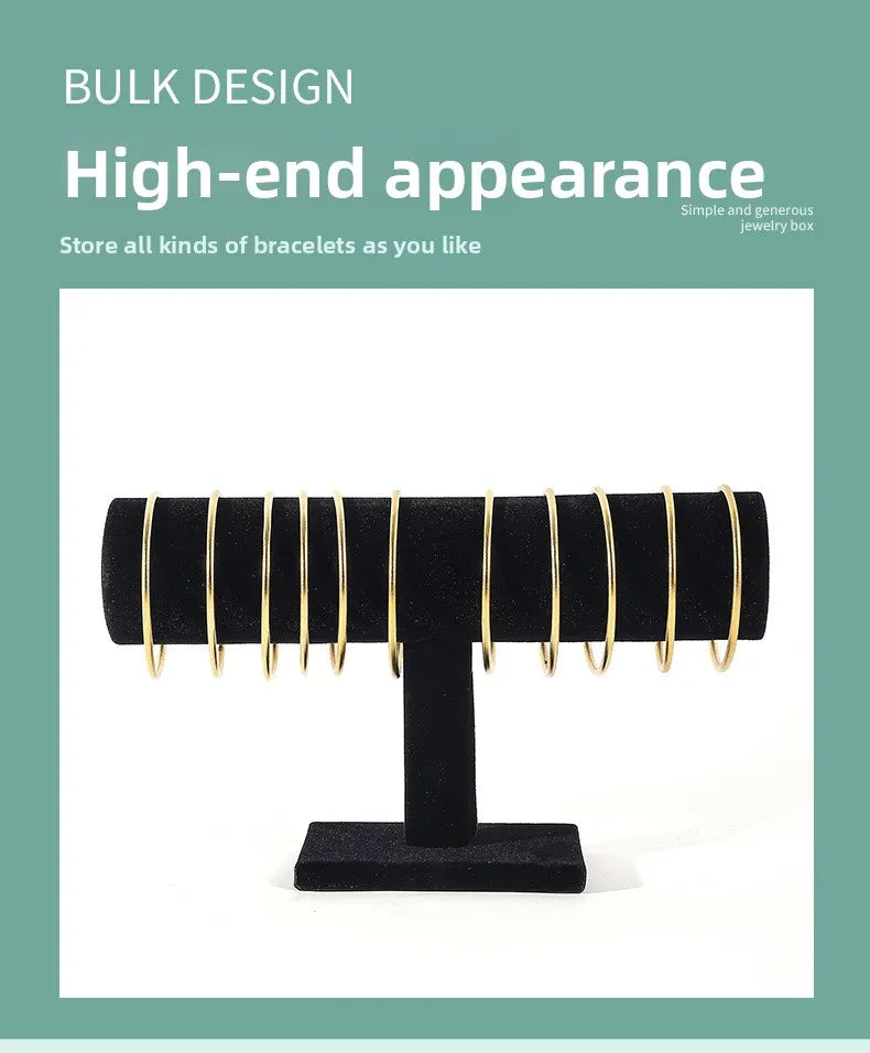 Jilai Flannel Single-layer Bracelet Rack Jewelry Watch Bracelet Rack Display Jewelry Display Rack