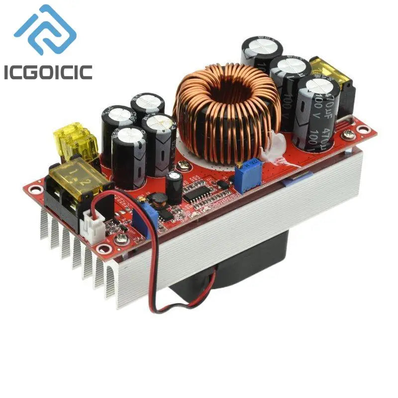 1800W 40A DC-DC Boost Converter Step Up Power Supply Module 10-60V To 12-90V Adjustable Voltage Charger - Shoppiline