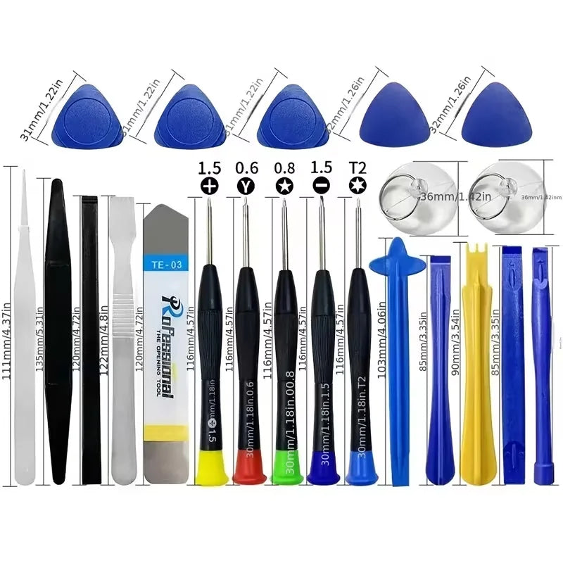40 in 1 Mobile Phone Repair Tools Disassemble Repair Set for iPhone Screwdriver Combination Skid Multi Function Disassembly Kit - Shoppiline