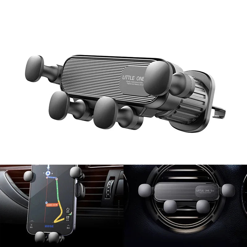 Car Phone Holder Air Vent Clip Mount Universal Mobile Stand for GPS Support Compatible with iPhone 13/12 pro Xiaomi Samsung