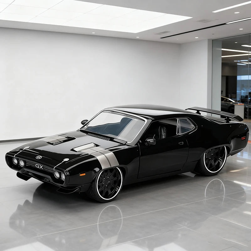 JADA 1:24 PLYMOUTH GTX Alloy Car Diecasts & Spielzeugfahrzeuge Automodell Miniaturmaßstab Modellauto Für Kinder