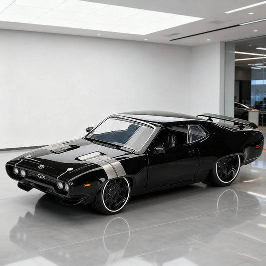 JADA 1:24 PLYMOUTH GTX Alloy Car Diecasts & Toy Vehicles Car Model Miniature Scale Model Car For Children