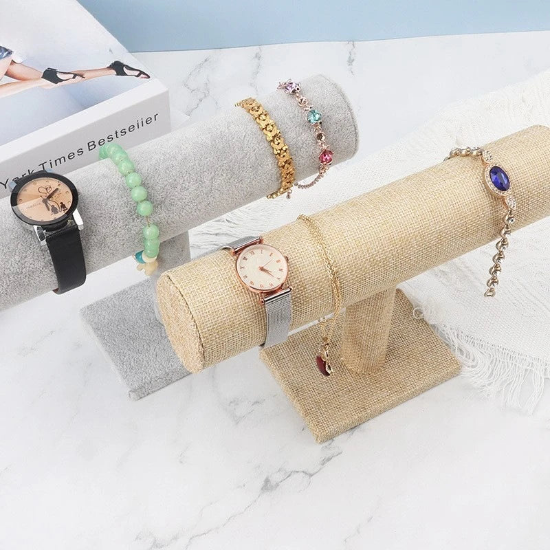 Jilai Flannel Single-layer Bracelet Rack Jewelry Watch Bracelet Rack Display Jewelry Display Rack