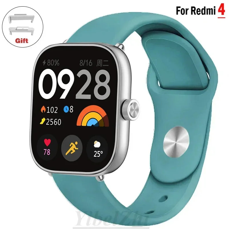 Sportarmband für Redmi Watch 4 Armband Smartwatch Armband Zubehör Weiches Silikon Armband Correa für Xiaomi Mi Band 8 Pro