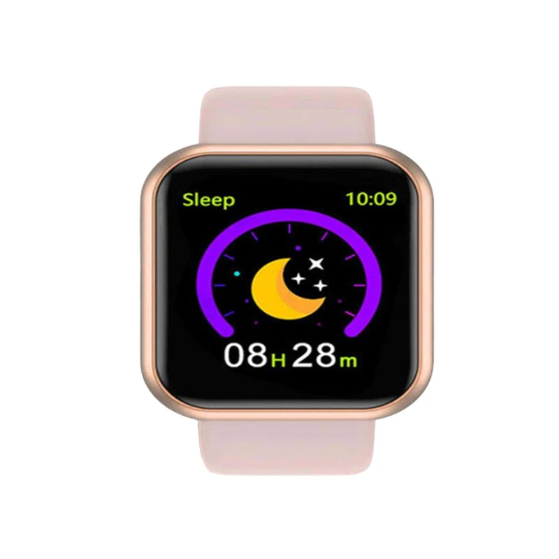 Sport-Smartwatch Für Herren Damen Uhren Fitness Herzfrequenzmesser Elektronische Smartwatch Kalorien-Musik-Player Y68 Armband Kinder