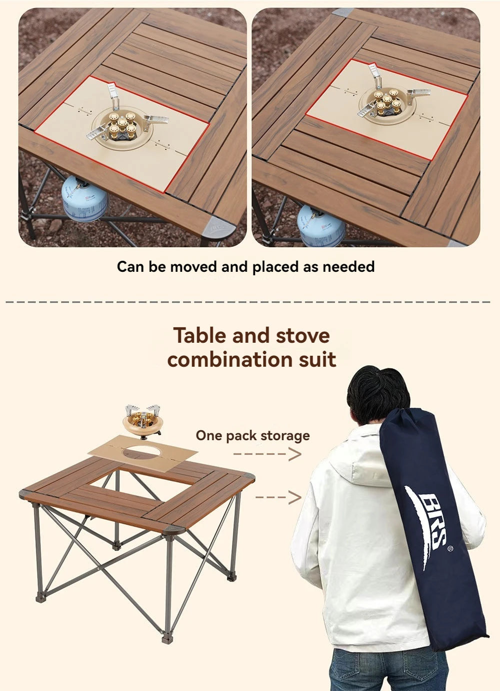 BRS Outdoor BRS-201A Five Core Fierce Stove Fierce Stove Five Star Stove Camping Barbecue Tool