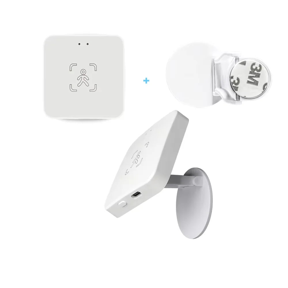 Tuya WiFi / Zigbee Human Presence Detector 24G,Luminance/Distance Detection, Smart Human Body PIR Sensor Support Home Assistant - Shoppiline