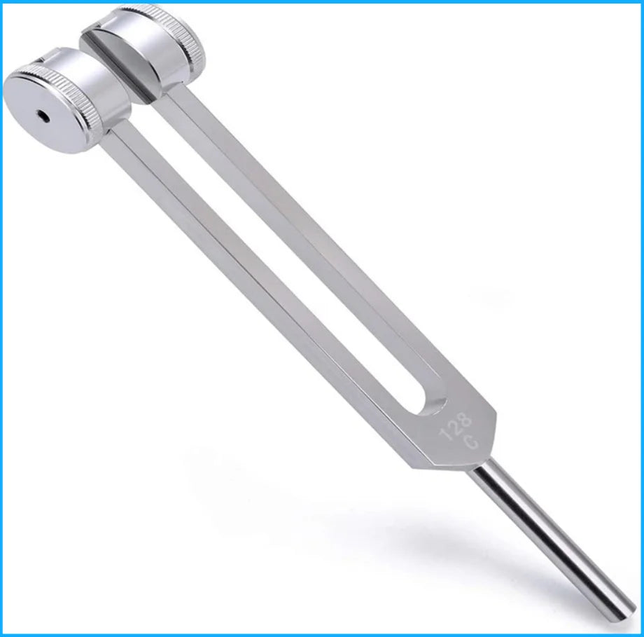 128 Hz Tuning Fork Set Weighted Bio-Acoustic Tuning Fork For Healing Chakra,Sound Therapy,Reliever Stress..