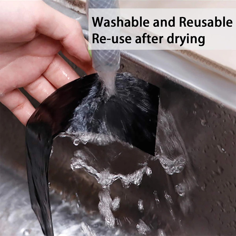 1-10M 3D Car Carbon Fiber Sticker DIY Paste Protector Strip Auto Door Sill Side Mirror Anti Scratch Tape Black Waterproof Film
