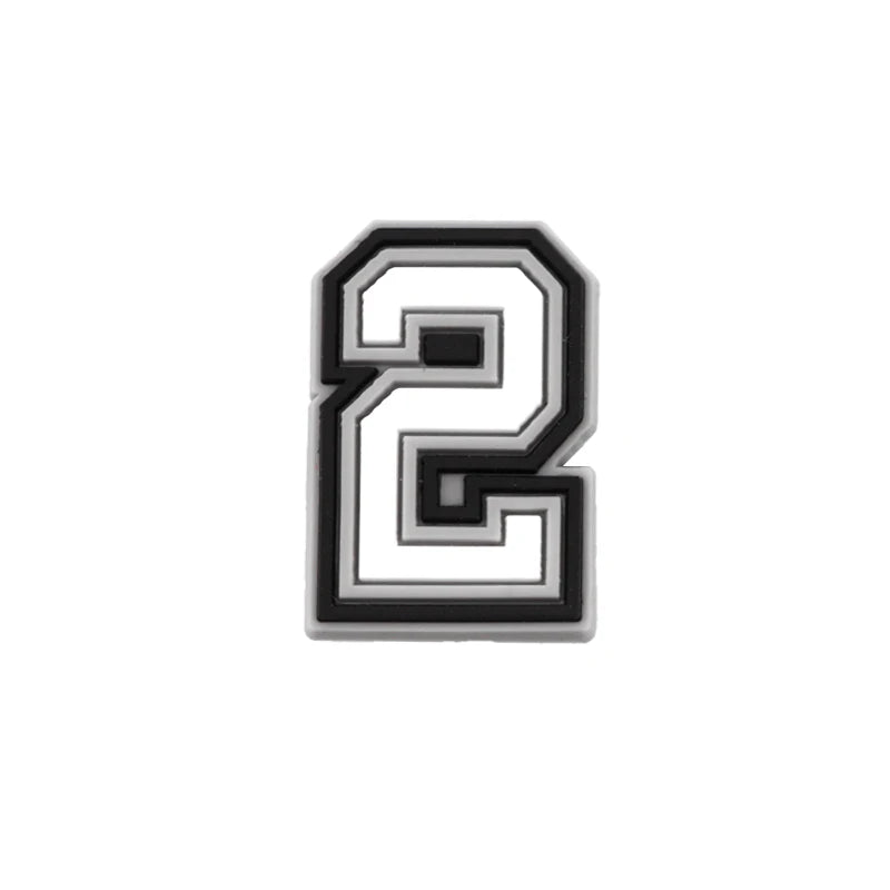 Letter Shoes Charms for Clog Sandals Shoe Decoration 0-9# Number Alphabet ABC-Z Characters DIY Shoes Pins for Boy Girl Men Women