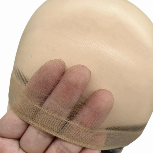 2/10/20Pieces Ultra-Thin HD Sheer Invisible Stocking Wig Caps for Women Bald Cap Lace Front Wig Accessories