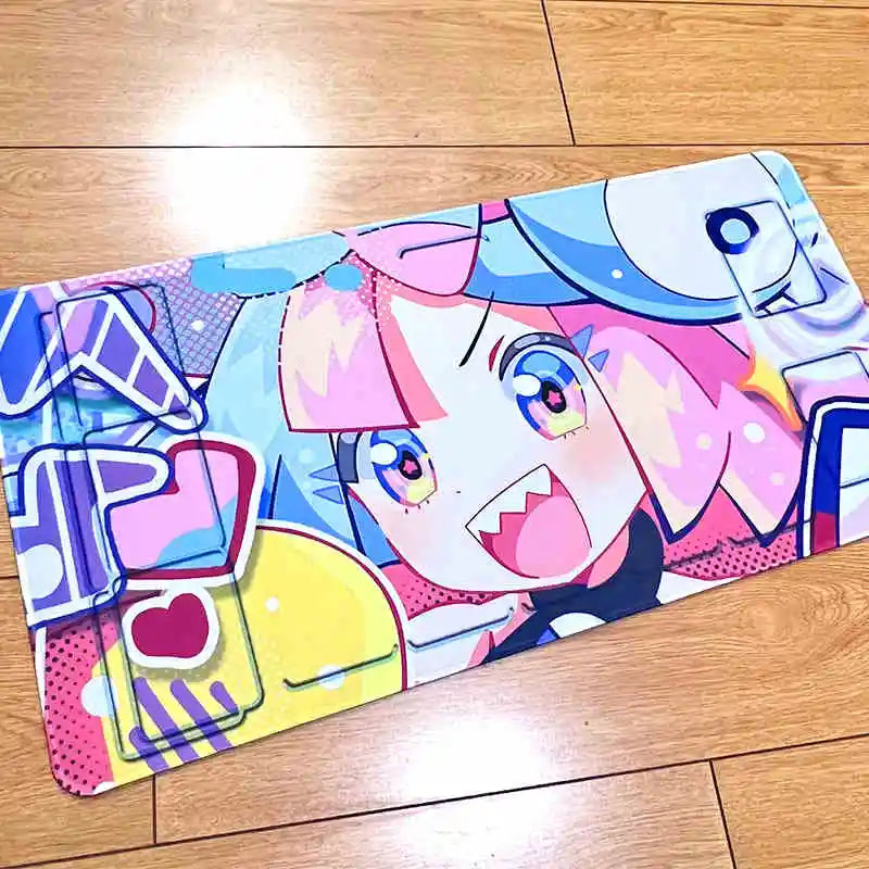 600X300X2Mm PTCG Trainer Nessa Iono Board Game Card Mat Tinkaton Waterproof Rubber Table Mat Anime Single Battle Table Pad - Shoppiline