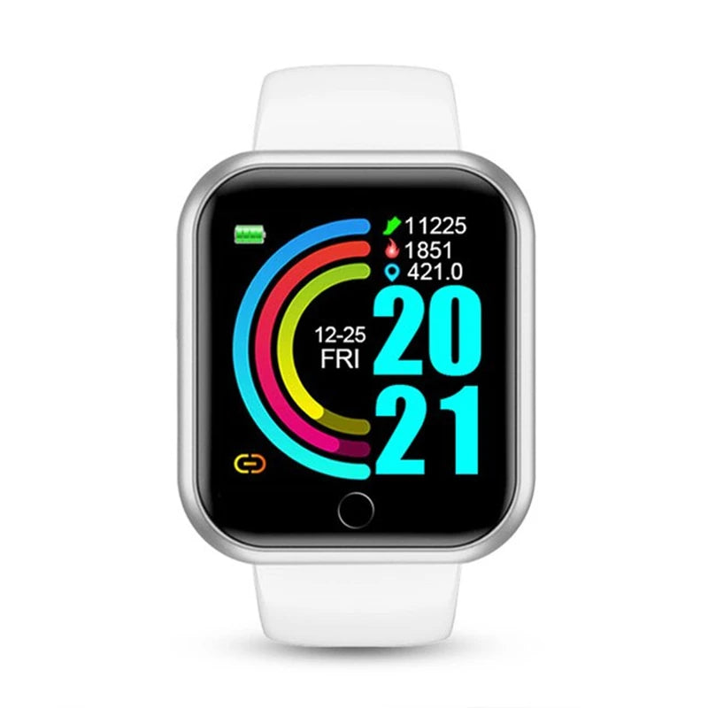 Smartwatch für Damen Herren Armbanduhr Bluetooth Verbundenes Telefon Musik-Player Fitness-Sportarmband Schlafmonitor Digitale Uhren