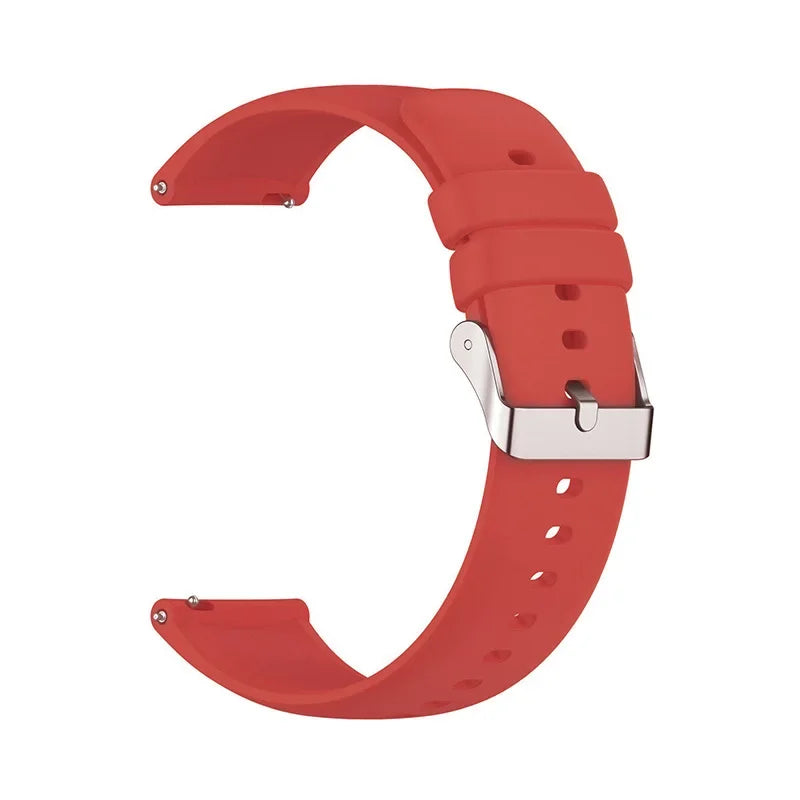 Universal Watch Straps 22mm 20mm Quick Release Silicone Band Soft Rubber Wristband for Huawei Samsung Xiaomi Amazfit Smartwatch