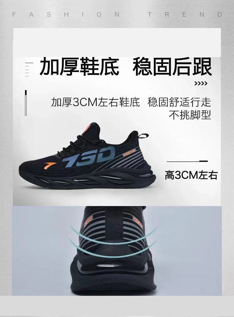 Autumn Lightweight Anti-odor Men's Shoes Breathable Mesh Sneakers Comfortable Fashionable Versatile Shoes Men's Casual Shoes - Shoppiline