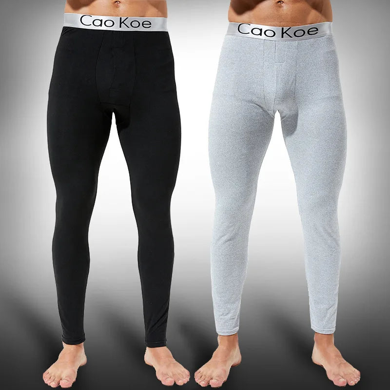 Men's warm pants slim fit tight pants, thickened and not easily faded independent wear high-end German velvet men's warm pants