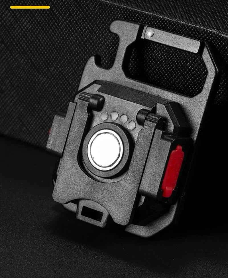 Mini LED Flashlight Magnetic COB Outdoor Camping Pocket Work Light 800 Lumens USB Rechargeable 7 Modes Spotlights
