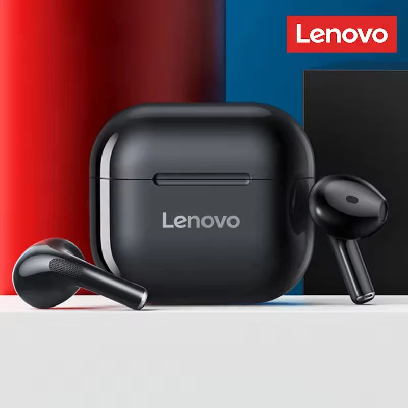 LenovoLP40 Bluetooth Earphones TWS Immersive Sound HIFI With Mic Wireless  Headphones Touch Control HD Call Game Earbuds fashion