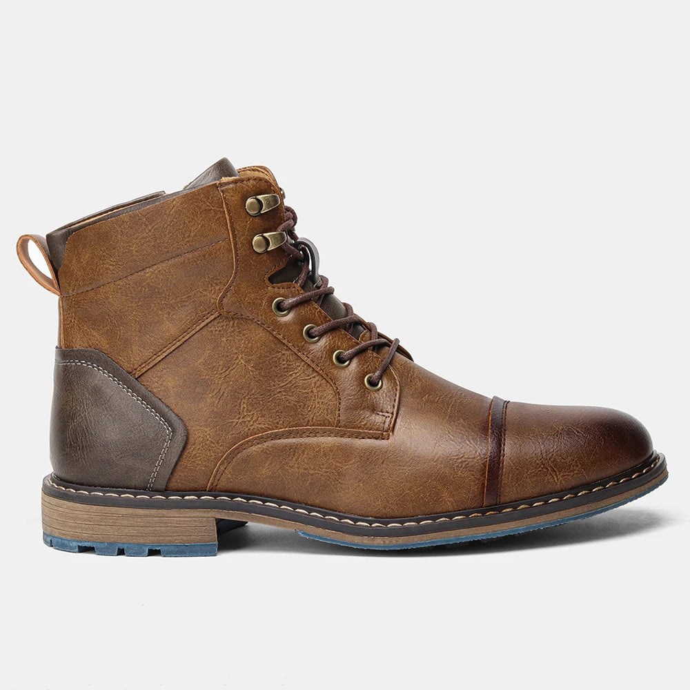 Size 7-13 Ankle Boots For Men Men's Leather boots Brand Boot for men #AL605