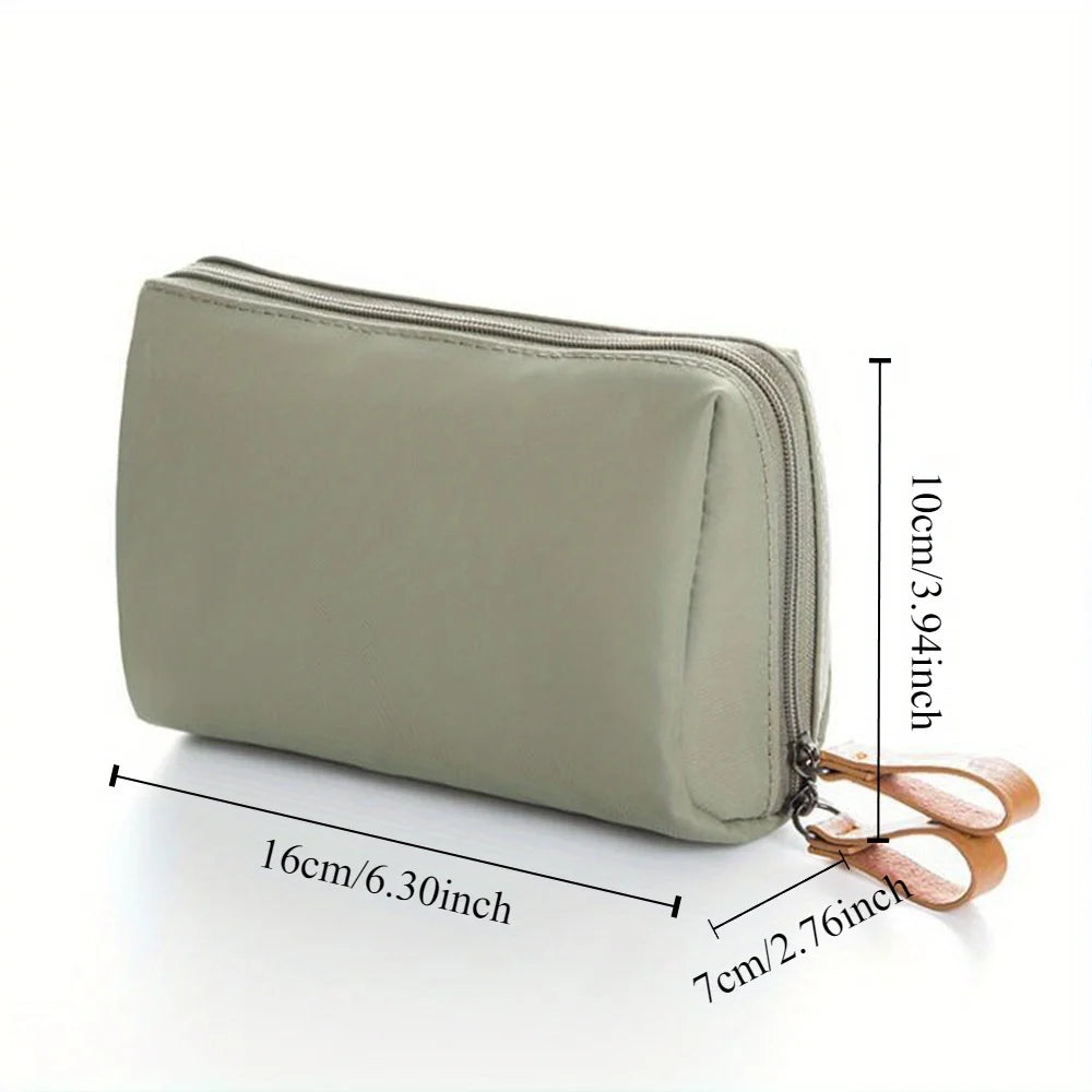 2024 Neue Kosmetiktasche für Damen, einfarbig, koreanischer Stil, Make-up-Tasche, Kulturbeutel, wasserdichter Make-up-Organizer, Luxustasche