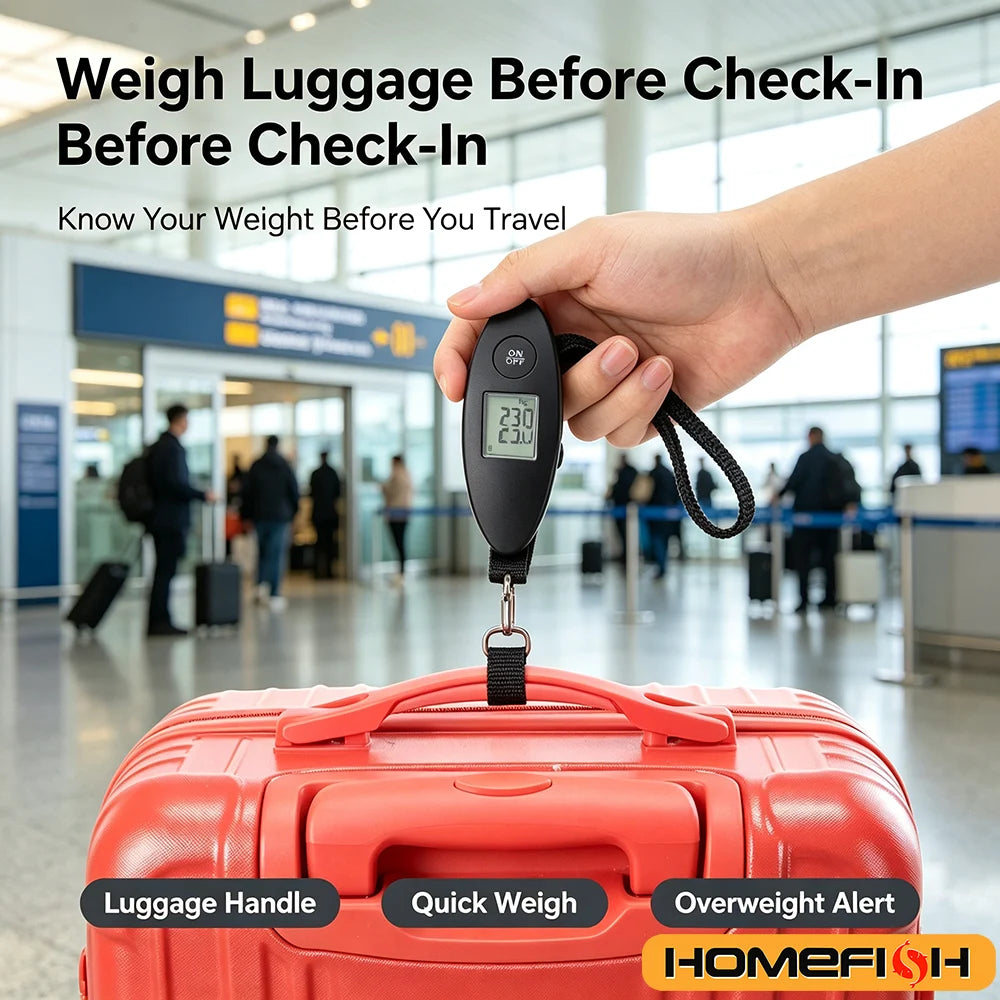 Portable 40kg Digital Hanging Scale  100g Precision LCD Luggage Scale with Webbing for Travel