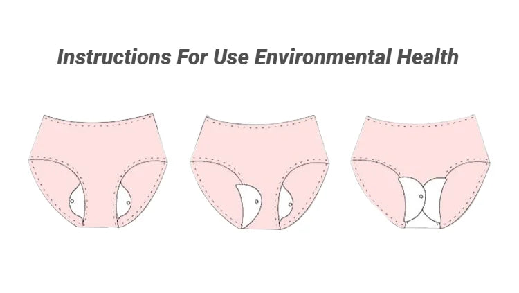 Washable Reusable Adult Diaper Panties Feminine Hygiene Period Panty Liners for Elderly  Prevent Urine & Menstrual Leakage