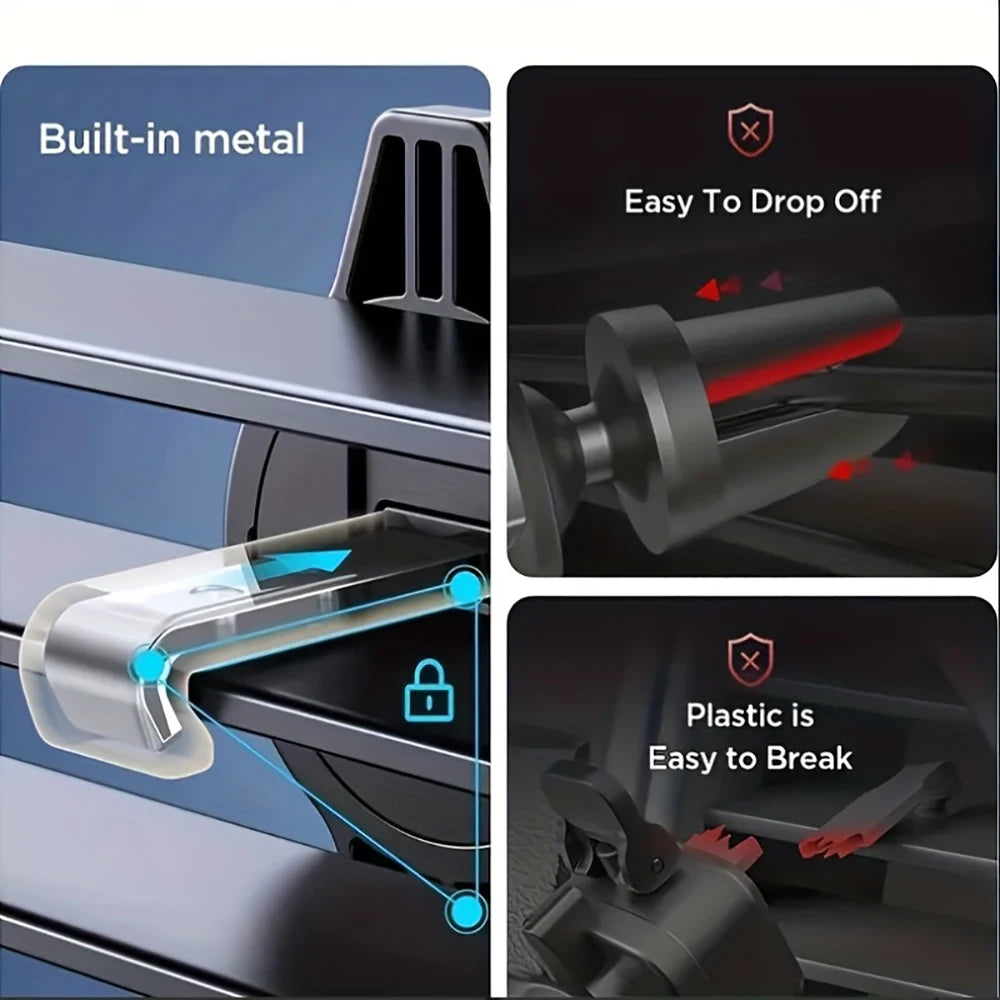 Gravity Car Phone Holder Air Vent Clip Mount for 4.7-7 inch Smartphone Universal Shockproof Stand for iPhone Samsung Xiaomi