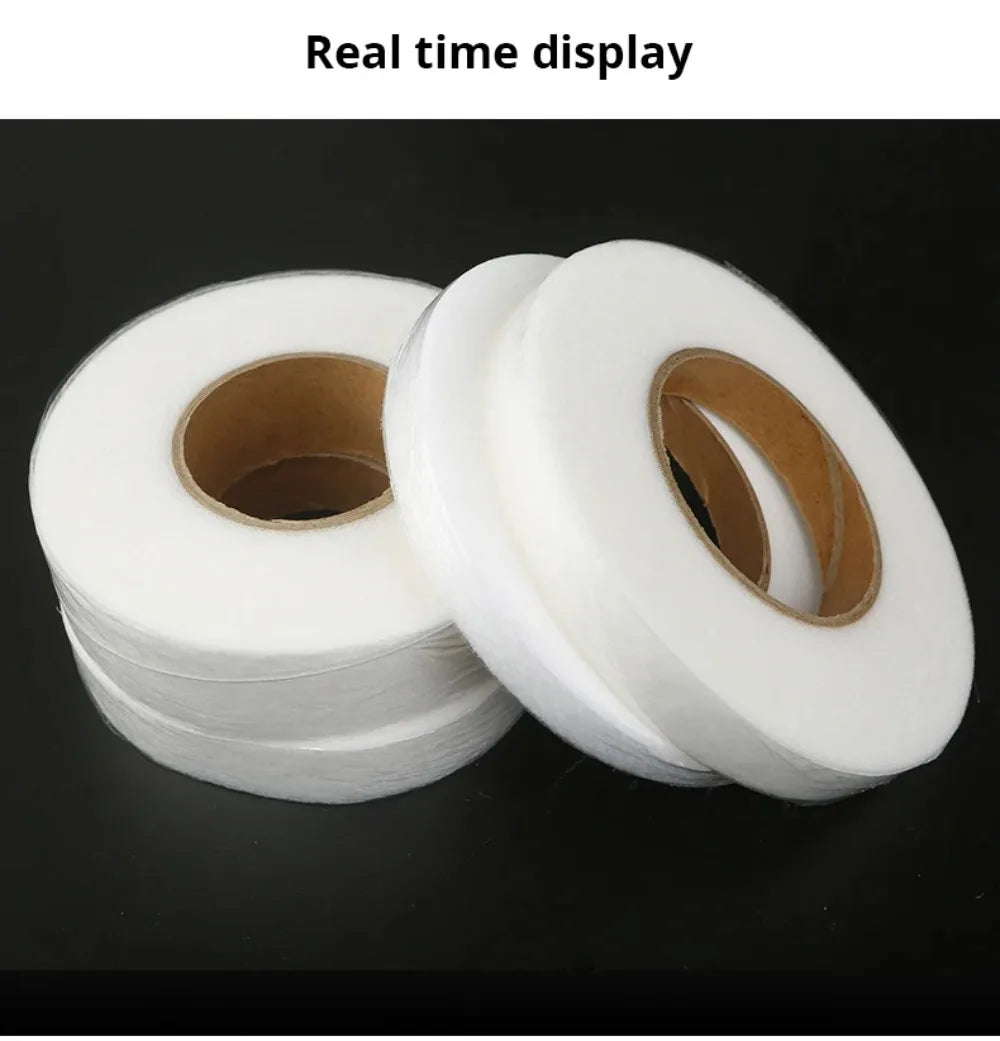 1Pc Hot Melt Double-Sided Tape For Pasting Double-Sided Non-Woven Fabric Lining and Fusible Lining in Clothing Sewing Supplies