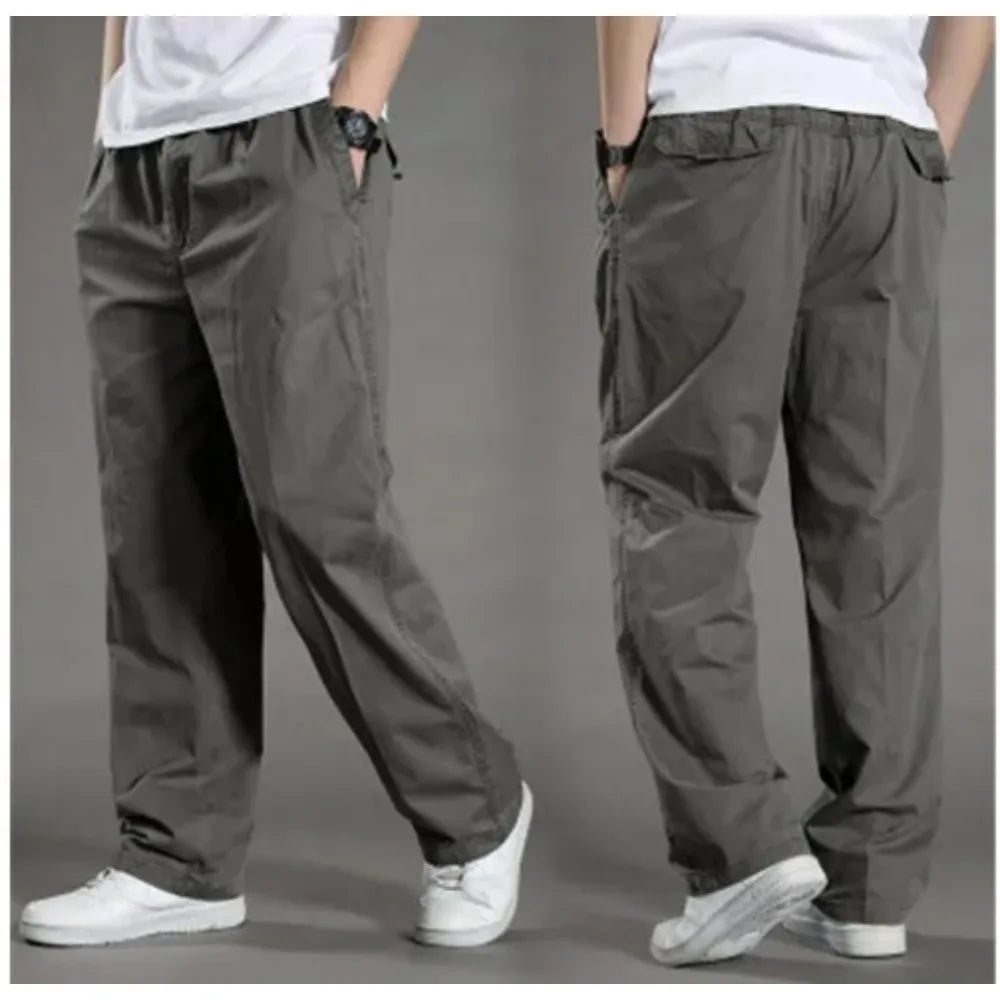 Men's Cargo Pants Summer Spring Cotton Work Wear New In Large  Casual Climbing Joggers Sweatpants Hombre Autumn Trousers