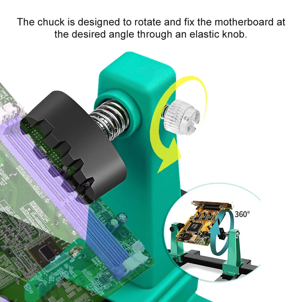 Multiple Specifications Circuit Board Welding Repairing Disassembly Fixture 360°MainBoard Circuit Board Maintenance Holder - Shoppiline