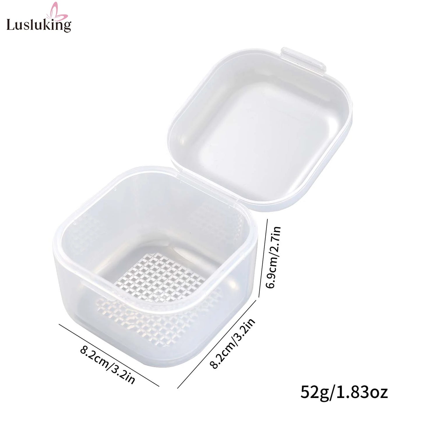 Nail Drill Bits Disinfection Box Double Layer Filtration Cleaning Box Manicure Storage Case Nail Brush Cleaning Container