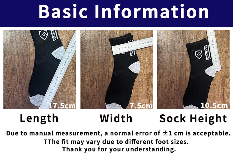 2026 New 5/10 Pairs Men's Sports Crew Socks Breathable Moisture Wicking Anti-Odor Basketball Running Socks